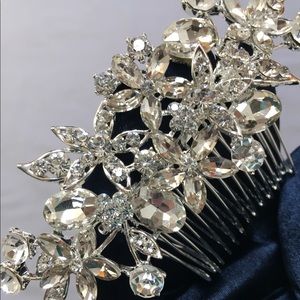 5” Rhinestone Hair Comb, Wedding, Bridal
